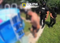 Urmărit internațional pentru 34 de infracțiuni în Franța, prins într-o piscină din Bacău