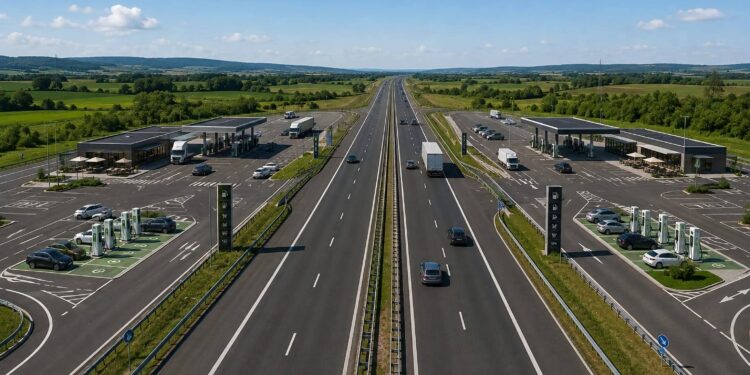 Primele două benzinării de pe Autostrada Moldovei A7 intră în concesiune. MOL România, desemnată câștigătoare