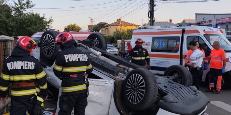 Accident cu 7 răniți la periferia Botoșaniului