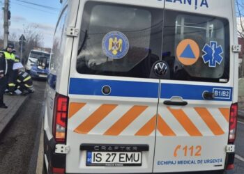 Accident rutier pe șoseaua Bucium
