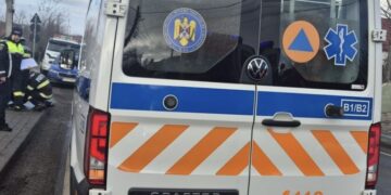 Accident rutier pe șoseaua Bucium