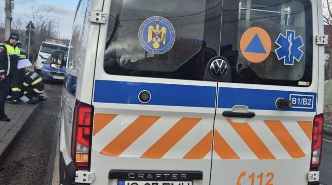 Accident rutier pe șoseaua Bucium