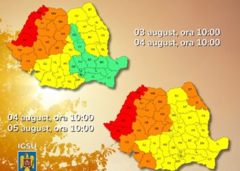 Canicula se intensifică: valul de căldură va cuprinde întreaga țară în următoarele zile