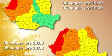 Canicula se intensifică: valul de căldură va cuprinde întreaga țară în următoarele zile