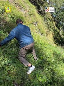 Turist turc, recuperat de salvamontiști din Bucegi. Era echipat ca de stradă