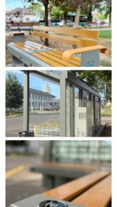 Holboca își modernizează mobilierul stradal cu bani europeni. Stații inteligente și bănci dotate cu Wi-Fi și încărcare wireless