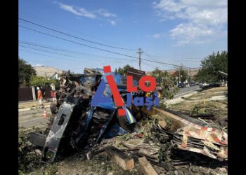 Accident grav în Scobinți: intervine elicopterul SMURD