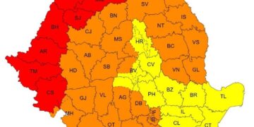 Canicula continuă să afecteze traficul rutier din vestul țării.