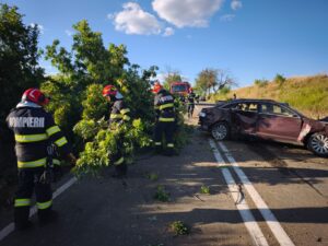 Accident Ungureni. Foto: ISU Botosani