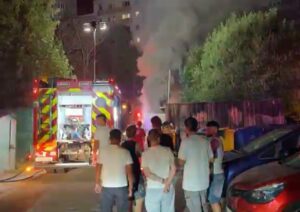 Incendiu violent în Iași: 7 garaje, cuprinse de flăcări pe strada Zugravi