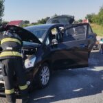 Accident cu doua mașini în Vlădeni. 4 persoane au fost evaluate de medici, dar au refuzat transportul la spital