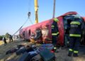 Tragedie cumplită în Ungaria: 12 pelerini au murit după ce autocarul în care se întorceau acasă s-a răsturnat