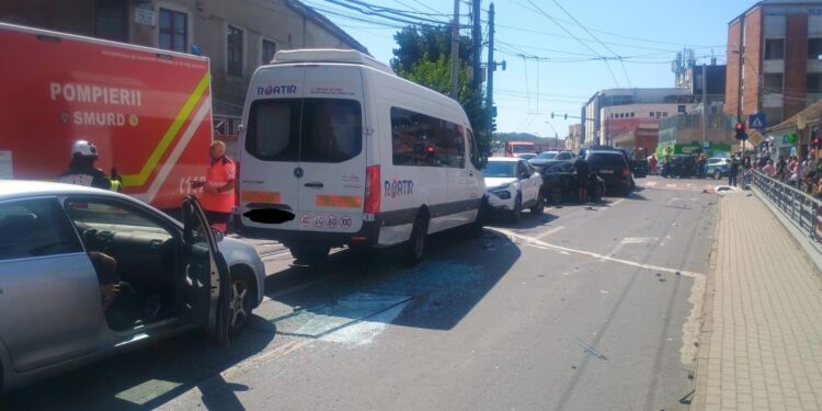 Accident Medias. Foto: ISU Sibiu