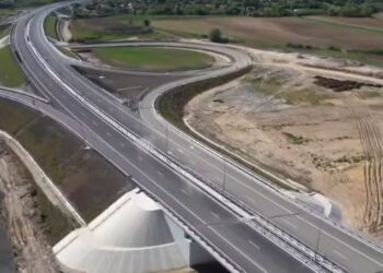 Autostrada Zimbor - Poarta Salajului. Foto: CNAIR