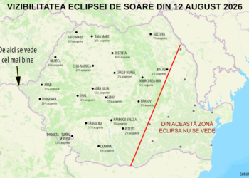 Eclipsa de soare. Foto: astro-urseanu.ro