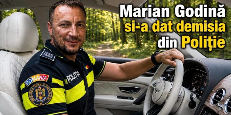 Marian Godină și-a dat demisia din Poliția Română după aproape 20 de ani: „Începe un drum nou”