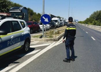 Carambol rutier pe Autostrada Soarelui în zona Fetești