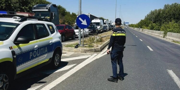 Carambol rutier pe Autostrada Soarelui în zona Fetești