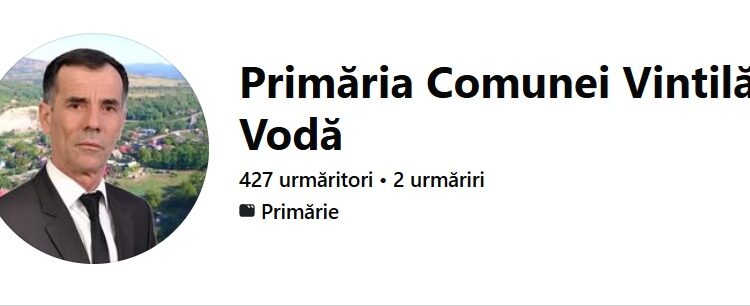 O comună din Buzau oprește iluminatul public din lipsa banilor. Singurul care mai „strălucește” este primarul, din poza de profil a Primăriei de pe Facebook