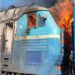 Tren atacat Ucraina