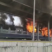 Incendiu vagon tren