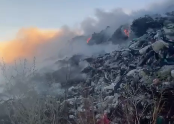 Incendiu groapa de gunoi Țuțora
