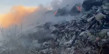 Incendiu groapa de gunoi Țuțora