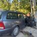 Vrancea | Accident rutier la Țifești: mașină intrată într-un stâlp, două persoane au ajuns la spital