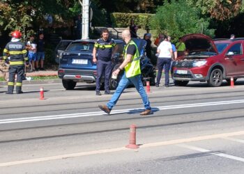 Accident cu 4 persoane implicate în Municipiul Iași