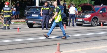 Accident cu 4 persoane implicate în Municipiul Iași