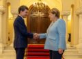 Nicușor Dan și Angela Merkel