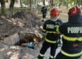 Conducta de gaz intervin pompierii