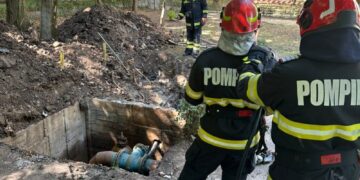 Conducta de gaz intervin pompierii