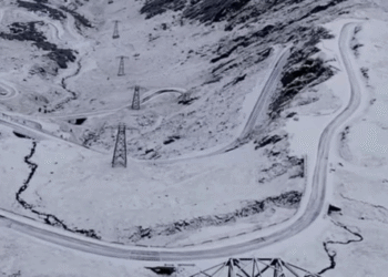 Ninsoare pe transfagarasan