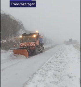 Zăpadă pe transfagarasan 