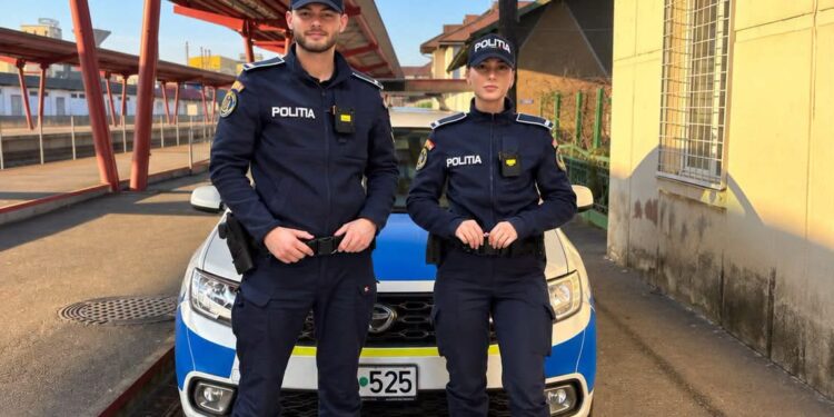 Doi polițiștii din Vaslui au transportat o femeie la spital