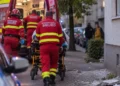 Tencuială căzută Bacău Două persoane rănite