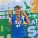 La doar 12 ani, ieșeanul Nicolas Cazacu a devenit campion național la șah rapid, concurând la categoria U16