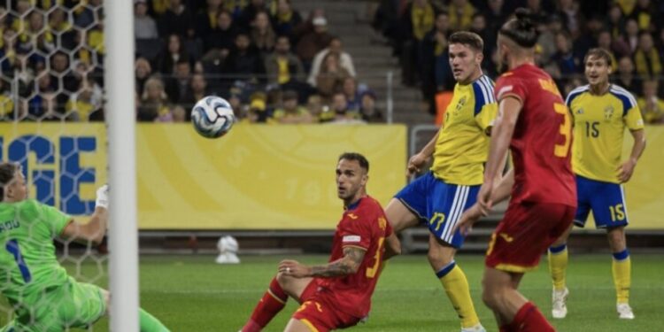 România pierde în Suedia la debutul în noul sezon al Ligii Națiunilor. Tricolorii, învinși cu 2-1
