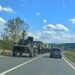 Un vehicul militar s-a defectat pe centura Iașului. TAB-ul făcea parte dintr-un convoi