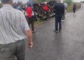 FOTO: Accident rutier la Sârca: cinci victime, toate conștiente. Pompierii și polițiștii intervin la fața locului