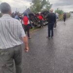 FOTO: Accident rutier la Sârca: cinci victime, toate conștiente. Pompierii și polițiștii intervin la fața locului