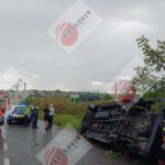 FOTO: Accident rutier la Sârca: cinci victime, toate conștiente. Pompierii și polițiștii intervin la fața locului