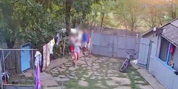 Minoră agresată în curtea casei din Șipote. Polițiștii au deschis dosar penal după apariția imaginilor pe rețelele sociale