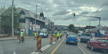 Haos în traficul din Iași, după prima zi de șantier la Pasajul Socola. Cozile din Bucium au ajuns până la Trei Sarmale