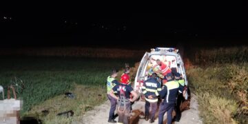 Misiune contracronometru în Botoșani. Un bărbat de 68 de ani, salvat de pompieri dintr-o fântână adâncă de șase metri
