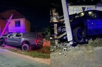 Alerta de dronă a pus Armata pe jar. Operațiunea s-a terminat cu o autospecială făcută praf și un militar băut la volan