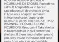 Alertă RO-ALERT în Botoșani: populația, avertizată cu privire la o posibilă incursiune de drone