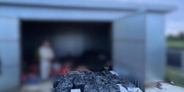 Descinderi în Iași: peste 280.000 de țigarete și o armă, găsite în urma a 10 percheziții. Un bărbat a fost reținut