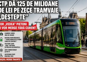CTP scoate 125 de milioane de lei din buget pentru 10 tramvaie „deștepte”